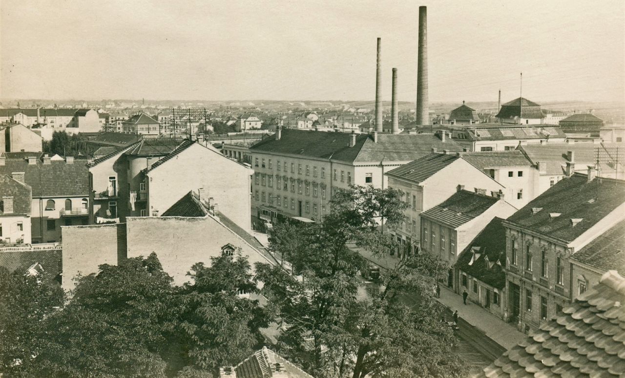 Vlaška ulica 1929. godine. Foto Vladimir Horvat. Slikano sa zvonika župne crkve sv. Petra